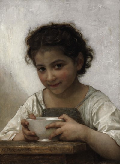 Milk Soup by William Adolphe Bouguereau